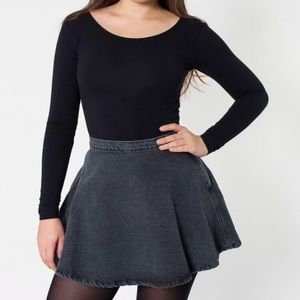 American Apparel Denim Circle Skirt
